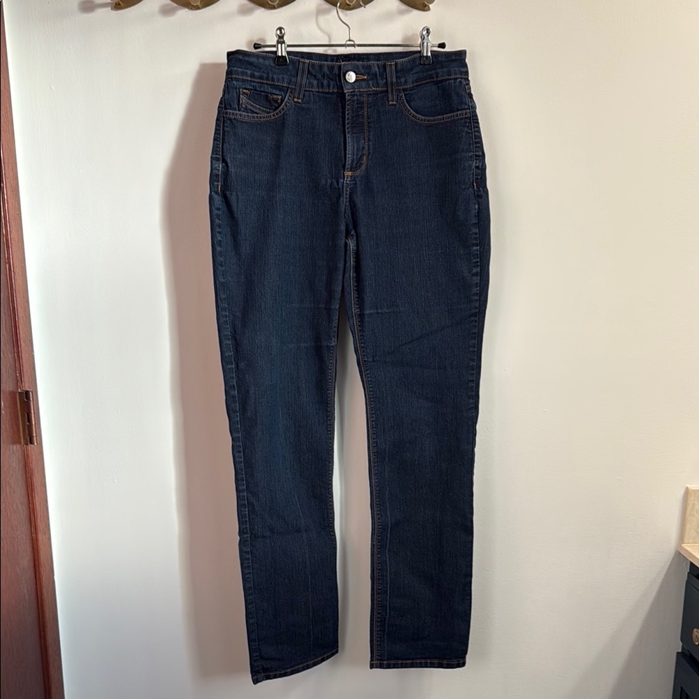 NYDJ Blue Straight Leg Jeans size 10